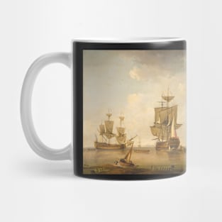 Charles Brooking - Men of War in Harbour Mug